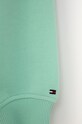 Fete Tommy Hilfiger rochie din bumbac pentru copii KG0KG06267.PPYY verde