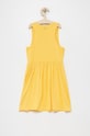 Tommy Hilfiger sukienka dziecięca KG0KG06441.PPYY żółty SS22