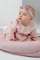ροζ Jamiks - Παιδικό βαμβακερό φόρεμα Amanda Για κορίτσια