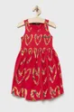 Παιδικό βαμβακερό φόρεμα Desigual ροζ