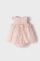Φόρεμα μωρού Mayoral Newborn ροζ