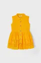πορτοκαλί Mayoral - Παιδικό βαμβακερό φόρεμα Για κορίτσια