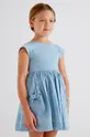 niebieski Mayoral Sukienka dziecięca Dziewczęcy