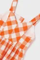 oranžna Mayoral bombažna obleka za otroke