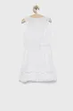 Παιδικό βαμβακερό φόρεμα Guess λευκό