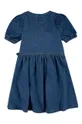 Παιδικό φόρεμα τζιν Levi's σκούρο μπλε