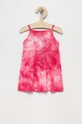 United Colors of Benetton rochie din bumbac pentru copii midi roz 3085GV007.P