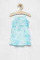 albastru deschis United Colors of Benetton rochie din bumbac pentru copii De fete