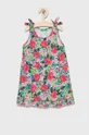 πολύχρωμο Παιδικό βαμβακερό φόρεμα United Colors of Benetton Για κορίτσια