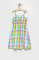 United Colors of Benetton sukienka bawełniana dziecięca multicolor