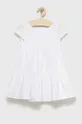 λευκό Παιδικό λινό φόρεμα United Colors of Benetton Για κορίτσια