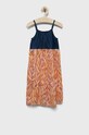 United Colors of Benetton rochie din bumbac pentru copii mini portocaliu 4UEBCV00F.G