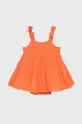 Dječja haljina GAP narančasta