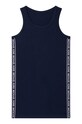 Michael Kors rochie din bumbac pentru copii mini bleumarin R12101.102.108