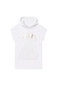 Michael Kors rochie din bumbac pentru copii mini alb R12103.102.108