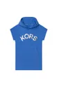 plava Dječja pamučna haljina Michael Kors Za djevojčice