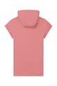 Michael Kors rochie din bumbac pentru copii R12103.102.108 roz SS22