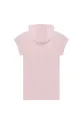 Хлопковое детское платье Michael Kors розовый
