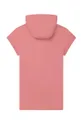 Παιδικό βαμβακερό φόρεμα Michael Kors ροζ