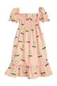 Παιδικό βαμβακερό φόρεμα Mini Rodini  100% Οργανικό βαμβάκι