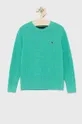 πράσινο Tommy Hilfiger - Παιδικό βαμβακερό πουλόβερ Για αγόρια
