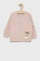 ροζ United Colors of Benetton - Παιδική βαμβακερή μπλούζα Για αγόρια
