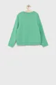 Παιδική βαμβακερή μπλούζα Lacoste πράσινο