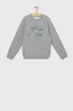 γκρί Παιδική βαμβακερή μπλούζα Lacoste Για αγόρια