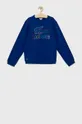niebieski Lacoste bluza bawełniana dziecięca SJ2583 Chłopięcy