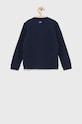 Dětská bavlněná mikina Lacoste SJ2996. námořnická modř SS22