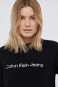 czarny Calvin Klein Jeans Sweter z domieszką wełny J20J217730.PPYY