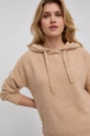 beżowy Guess Sweter z domieszką wełny