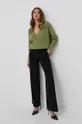 Bardot Sweter z domieszką wełny zielony