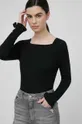 čierna Tričko s dlhým rukávom Lauren Ralph Lauren