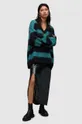AllSaints maglione in misto lana LOU SPARKLE VNECK Donna