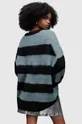 szary AllSaints sweter z domieszką wełny LOU SPARKLE VNECK
