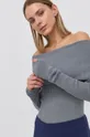 szary Max Mara Leisure sweter wełniany