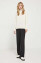Bruuns Bazaar sweter wełniany BBW2465 beżowy AW24