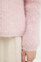 Bruuns Bazaar sweter wełniany BBW2465 różowy