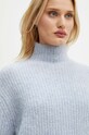 Bruuns Bazaar sweter wełniany niebieski BBW2465