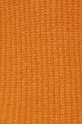 Bruuns Bazaar sweter wełniany BBW2465 pomarańczowy