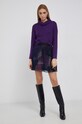 Dkny Sweter P14SAU07 P14SAU07 fioletowy SS22