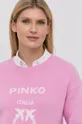 roza Vuneni pulover Pinko