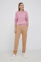 Μάλλινο πουλόβερ United Colors of Benetton ροζ