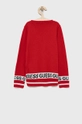 Guess - Sweter dziecięcy czerwony