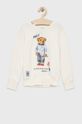 biały Polo Ralph Lauren bluza dziecięca Dziewczęcy