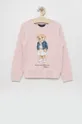 ροζ Παιδική μπλούζα Polo Ralph Lauren Για κορίτσια