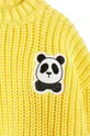 žltá Detský bavlnený sveter Mini Rodini