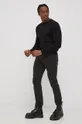 Tom Tailor Sweter bawełniany czarny