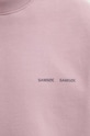Samsoe Samsoe bluza bawełniana Norsbro M00018103 różowy
